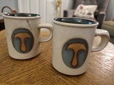 Laugharne pottery 2 Mugs