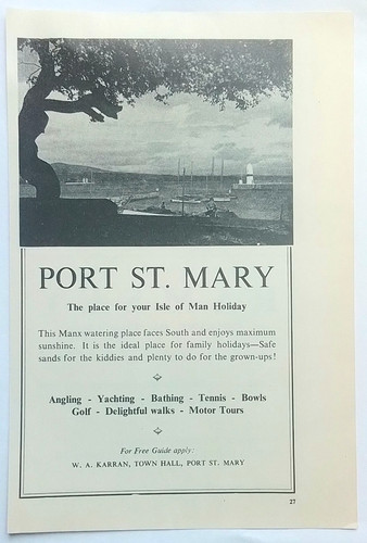 Original advert for port - original, st