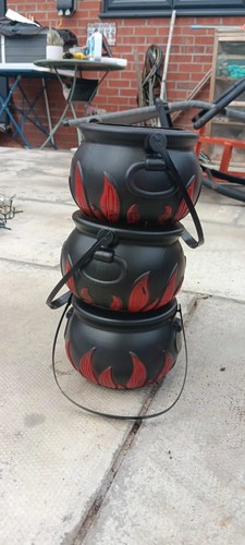 Set plastic cauldrons - plastic,