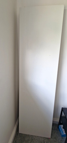 White flush interior door slab - flush,