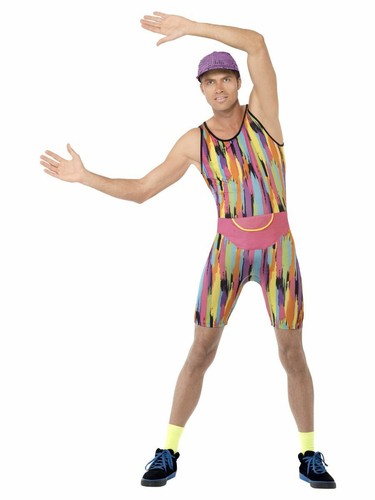 Mens 80s 1980s aerobics - mens,