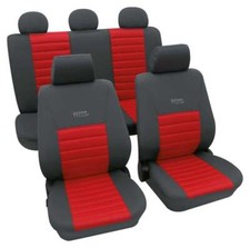 Sports Style Car  Seat Covers Grey & red for bmw 5 1995-2003