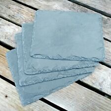4x Aquarium SLATE Rock Stone Pieces Basking Tiles for Reptile Tortoise or Fish