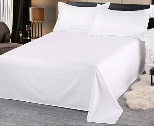Silk flat bed sheet beautiful - sheet.,