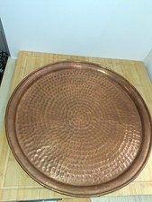 Large Hammered Vintage Copper