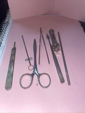 Vintage Surgical Tools and Medical Instruments Collection Steel Nothing Sharp