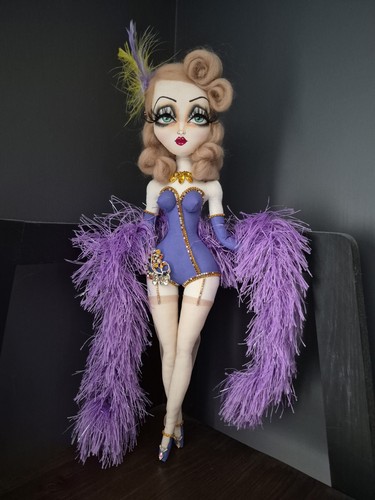 Ooak burlesque art doll - burlesque,