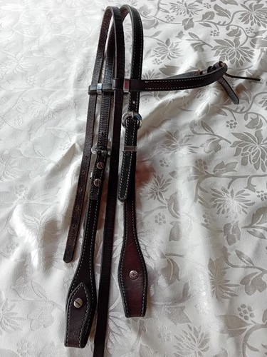 Western headstall bridle - western, brown