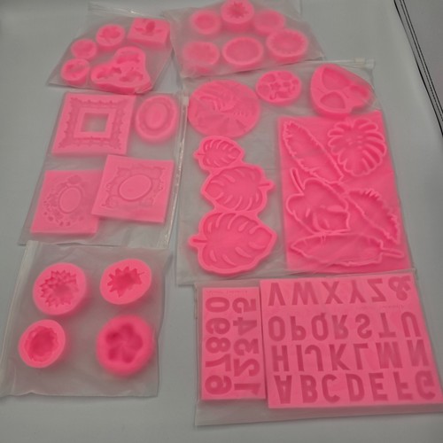Fondant mould bundle silicone - mould,