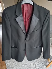 Ellegant Men’s Black Tuxedo Jacket Size 40s by George, fully lined 