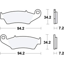 TRW Sintered Front Brake Pad -