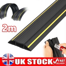 Floor Cable Cover Protector | Rubber Heavy Duty Trunking | Wire Lead Trip Bumper