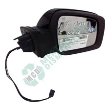 MERCEDES A CLASS 2009 ELECTRIC DOOR MIRROR osf  right BLACK PAINT -