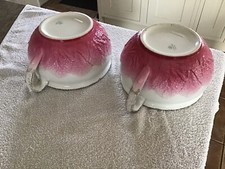 Stunning Colour Antique Chamber Pots Johnson Bros Ironstone X2