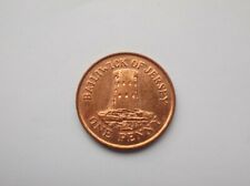 Rare 2006 Bailiwick of Jersey "Le Hocq Watch Tower" 1p, Low Mintage Superb Cond.