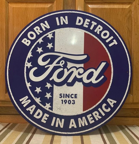 Ford metal sign - sign, vintage