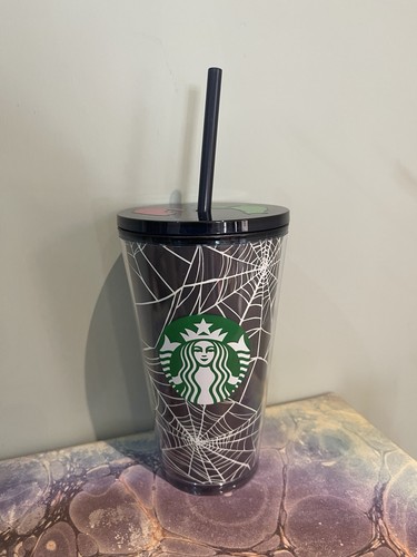 Starbucks black spider web - black,