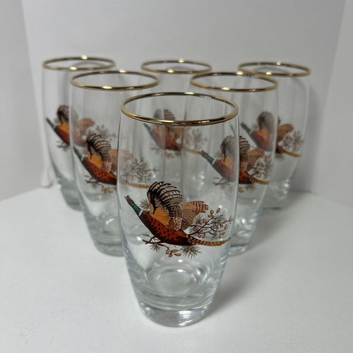 Vintage pheasant glasses - x,