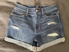 Hollister Size 7 High Rise 3 Denim Short Brand New Without Tags W28