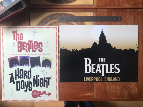 Two beatles enamel metal - beatles,