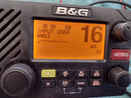 V50 vhf radio - b&g, with