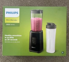 Philips Mini Blender & Smoothie Maker HR2602/91 350W 1L Jug Black - NEW