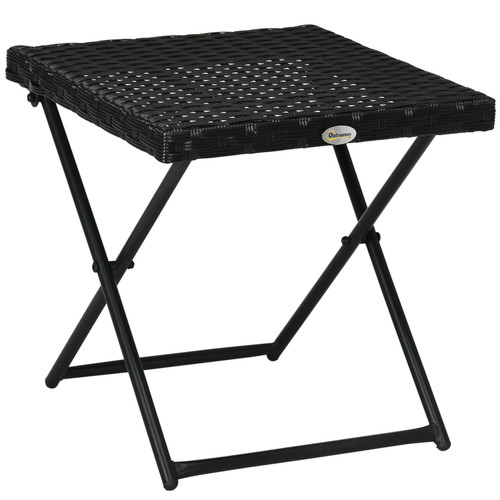 Folding square rattan coffee - rattan,