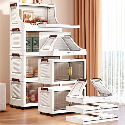 White folding wardrobe - folding, w/