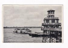 Printed Postcard The Royal Iris Leaving New Brighton Pier