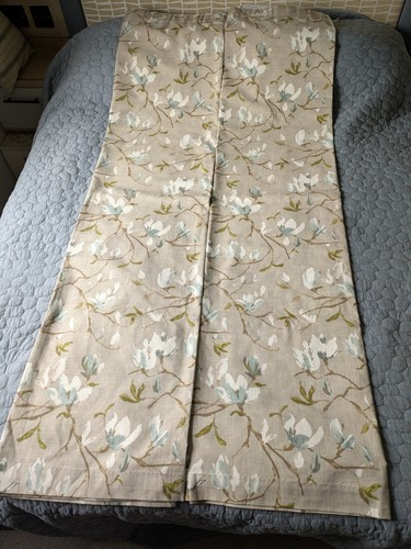 Dunelm magnolia flower striped - dunelm,