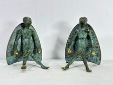 Unusual Artist Bookends Brass