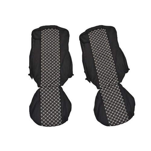 Black seat covers driver - black,