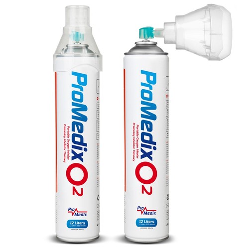 12l breathing oxygen can - 2x,