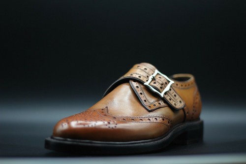 Handmade genuine tan - tan, double