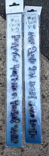 Clarity stamps word chain - -,
