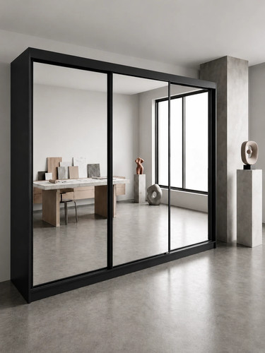 Modern maple full mirror - modern,
