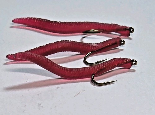 Red bloodworm fly fishing - red,