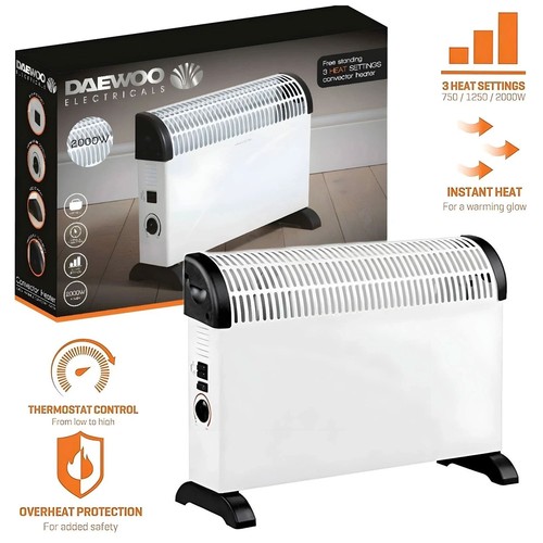 Daewoo 2000w convector heater - daewoo,