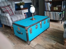 steamer trunk coffee table
