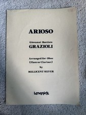 Arioso by Giovanni Batista Grazioli - Arranged For Oboe/Flute/Bb Clarinet