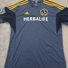 LA Galaxy Away Top Herbalife Size XL Boys Football Shirt