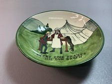 AUSTRIAN MOTO WARE BOWL, MADE 1920’S, FIVE INCHES WIDE, NO CRACKS (S936)