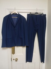 Mens UK Blue Suit Jacket 52"