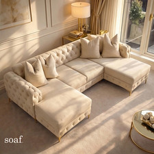 Luxury 6 Seater Corner Sofa