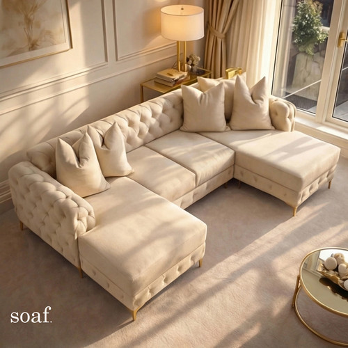 Luxury seater corner sofa - luxury,