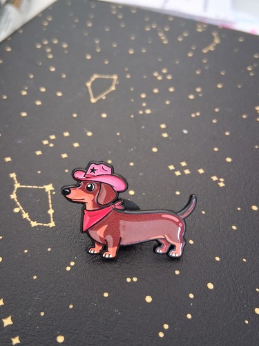 Cute cowgirl sausage dog - cowgirl,