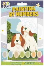 Craft Planet A5  Mini Paint by Numbers 4 Designs Stocking Filler Ideal Gift