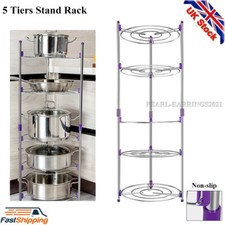 Kitchen Pan Stand Rack Corner Multi-layer Pot Dranier Organisation Holder Shlelf