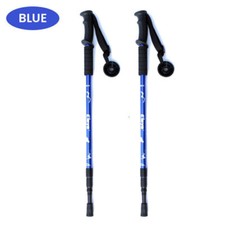 1 Pair Telescopic Walking Poles Sticks Extending Adjustable Antishock Hiking