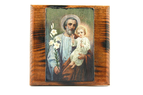 Saint joseph with child - child, old